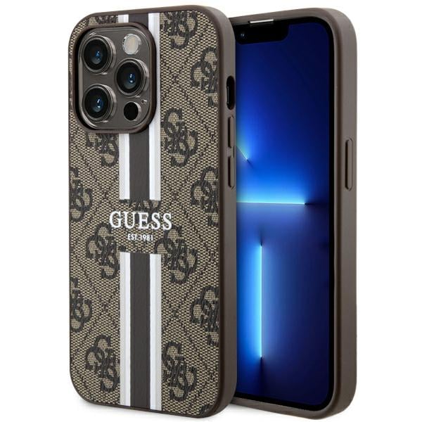 Coque de téléphone Guess iPhone 14 Pro Rayures Compatible MagSafe