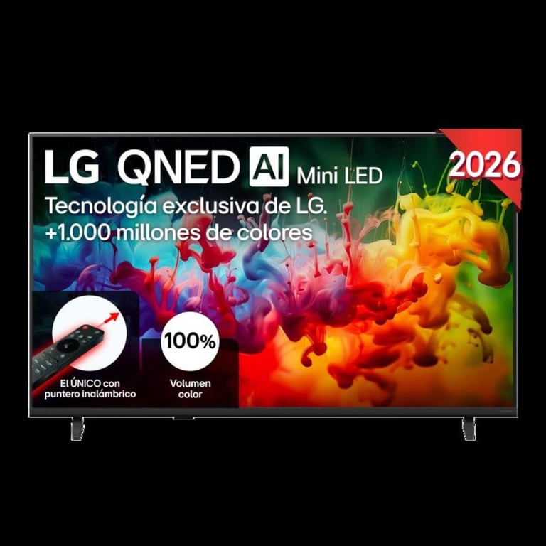 TV LG QNED 43QNED72B6B 43 4K UltraHD 60Hz Smart TV WebOS HDR10 Mini LED VRR - vue 4