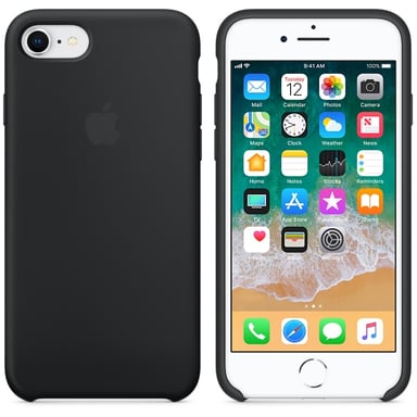 Apple MQGK2ZM/A cover protettiva per cellulare 11,9 cm (4.7'') Nero Apple iPhone 8/7