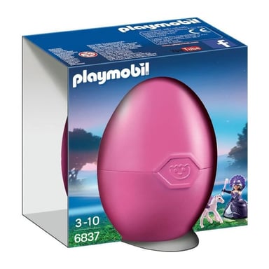 PLAYMOBIL - 6837 - Huevo de Pascua - Reina de las estrellas con ala de caballo bebé