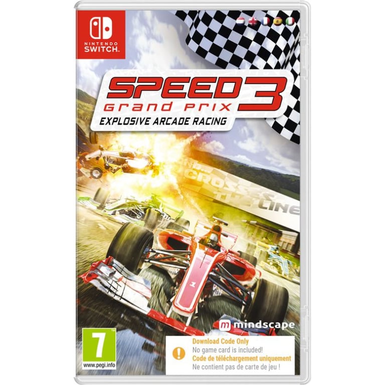 Speed 3 Racing Nintendo SWITCH Code de téléchargement Neuf