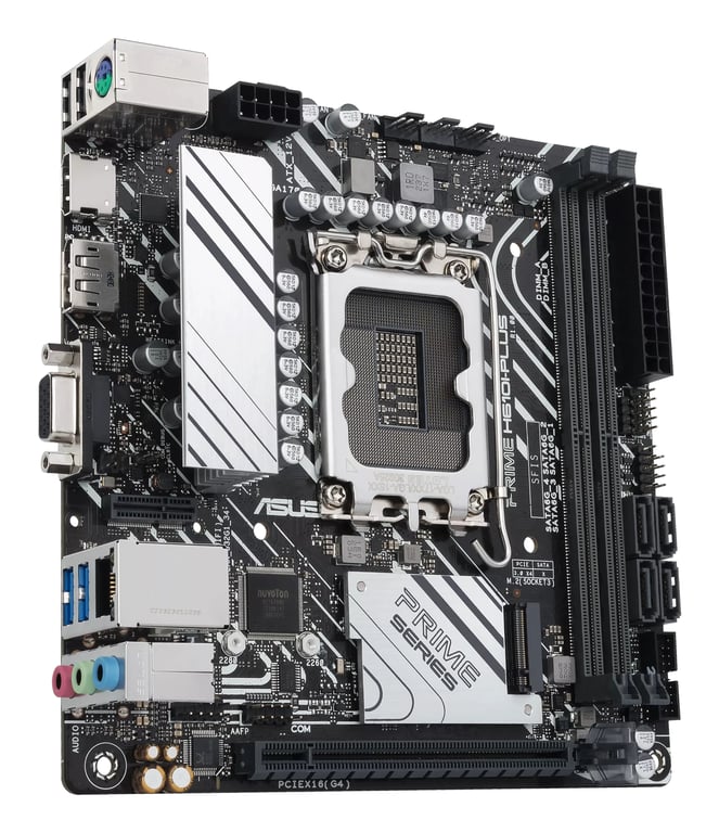 ASUS PRIME H610I PLUS CSM Intel H610 LGA 1700 mini ITX Neuf - vue 2