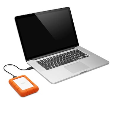 Disco duro externo - LaCie Rugged Mini - 1Tb - Naranja