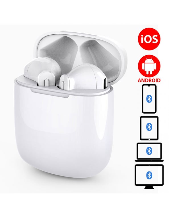 Akashi ALTEARBUDSWH écouteur/casque Écouteurs Sans fil Ecouteurs Musique Bluetooth Blanc - Neuf