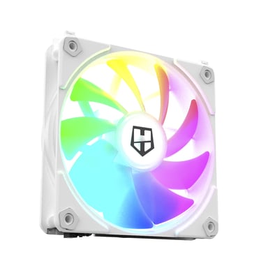 NOX NXHUMMERELINKWH sistema di raffreddamento per computer PC case Fan 12 cm Bianco 1 pezzo(i)