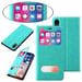 Coque pour Apple iPhone XR en TURQUOISE MENTHE Housse de protection Étui avec fermeture magnétique, fonction de support et 2 fenêtres de visualisation