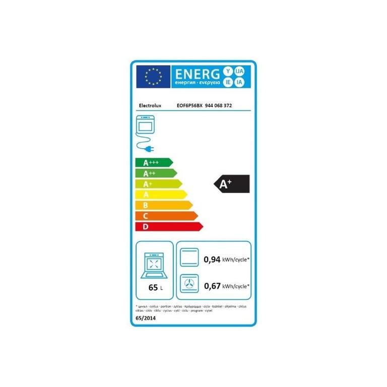 Electrolux Four Encastrable Pyrolyse 600 SurroundCook® EOF6P56BX Inox anti trace - vue 5