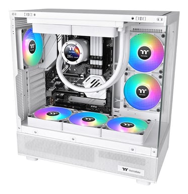 Thermaltake CT140 Reverse ARGB Carcasa del ordenador Ventilador 14 cm Blanco 2 pieza(s)