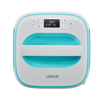 LOKLIK Easy Heat Press - Blu Pressa termica portatile - Blu