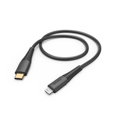 Cavo dati/ricarica veloce, USB-C - Lightning, 1,5 m, nero