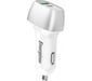 ENGZR CARICATORE PER AUTO 38W PD QC3 BIANCO/ARGENTO