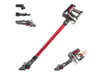 H.Koenig UP600 Aspirateur balai Batterie Sec Cyclonique Sans sac 0,8 L Noir, Rouge 2,2 Ah