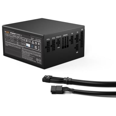 Fuente de Alimentación be quiet! 750W 80 PLUS Platinum Straight Power 12 Modular silenciosa PCIe 5.0