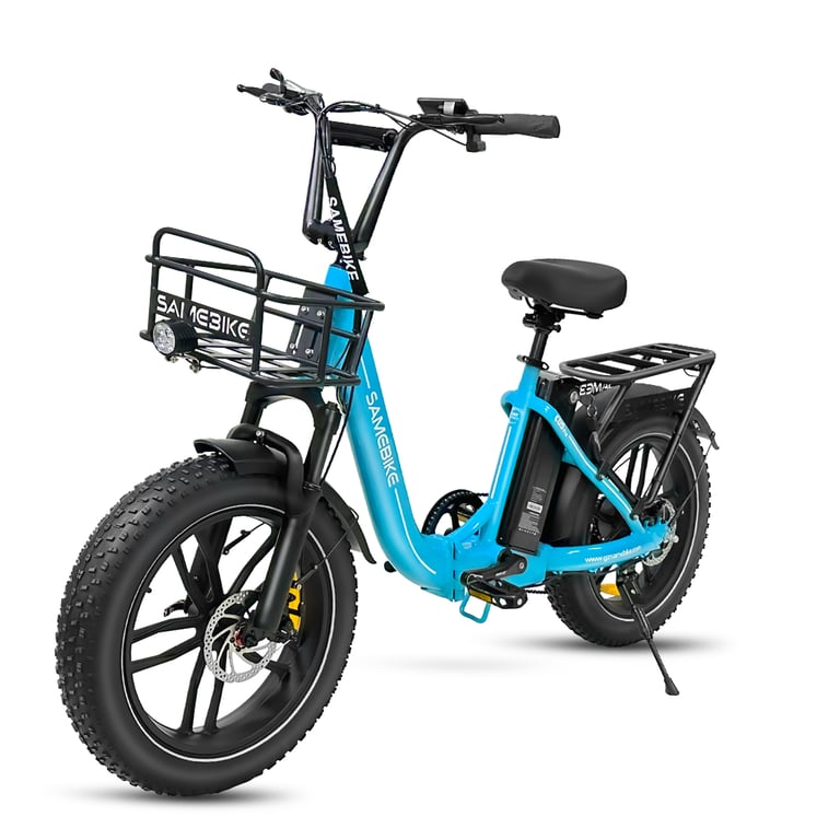 Vélo électrique SAMEBIKE C05 Pro 20 Fat Tire Step Through E Bike pour femme Moteur Batterie 36V 13Ah Neuf - vue 9