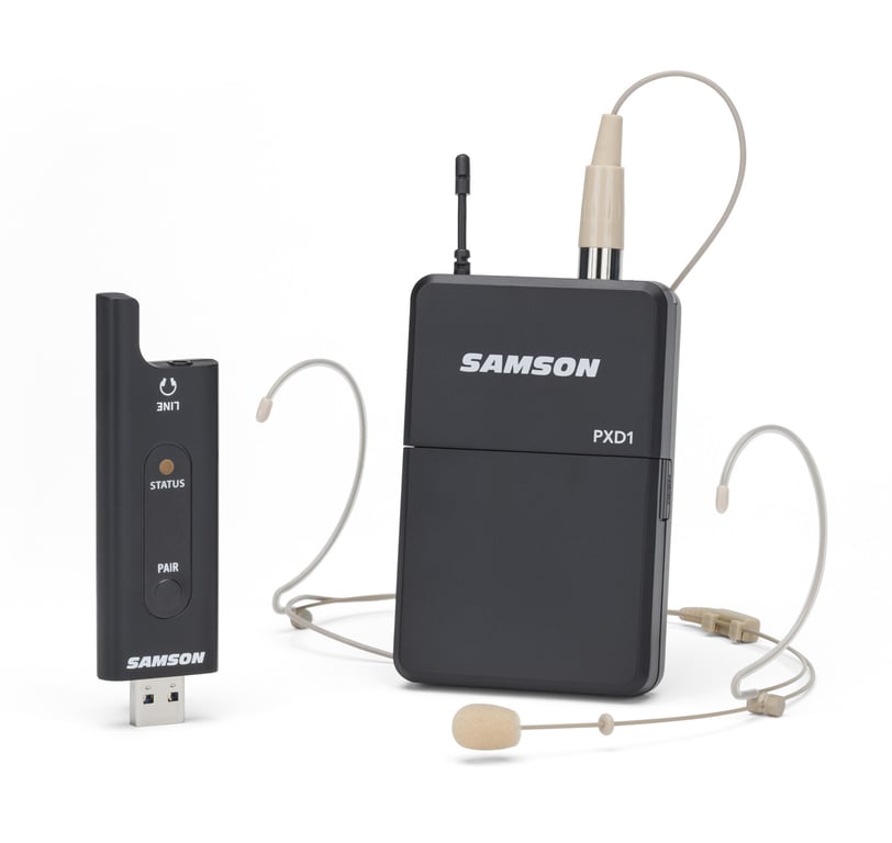 Micro-Casque Samson XPD2 Headset – Sans Fil avec Récepteur USB - vue 3