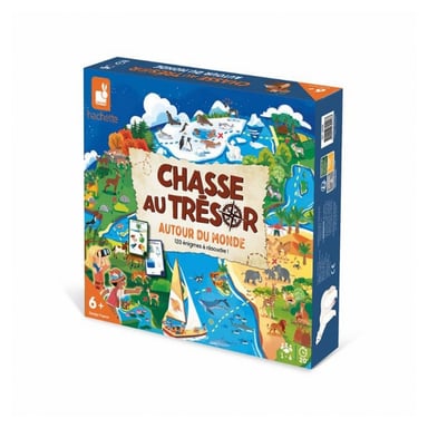Jeu de société Chasse au trésor : Aventure écologique autour du monde