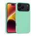 JAYM - Coque Silicone Menthe pour [ iPhone 17 Pro Max ] - 100% Silicone et Microfibre - Renforcée et Ultra Doux