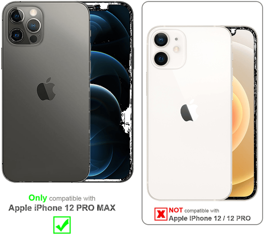 Coque pour Apple iPhone 12 PRO MAX en Glossy Vert Menthe - Or Housse de  protection Étui