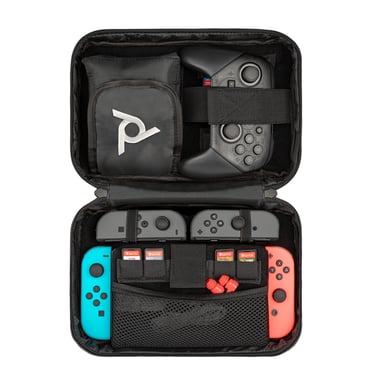 PDP Commuter: Elite Edition Funda Nintendo Negro, Gris