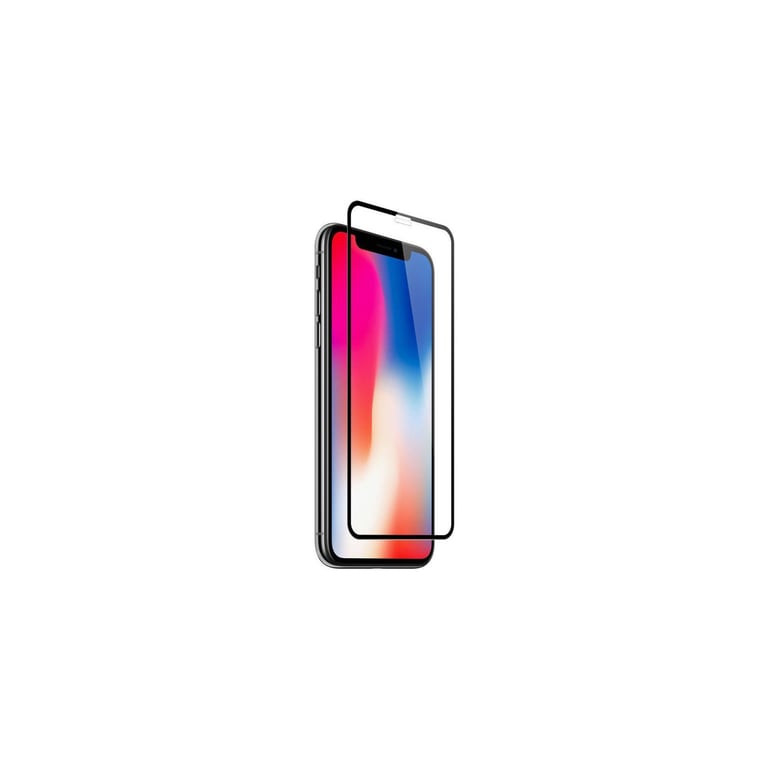 JAYM - Verre Trempé Premium pour Apple iPhone 14 Pro - Incurvé 3D avec Contour Noir - Garanti à  Vie - Renforcé 9H Ultra Résistant - Applicateur sur Mesure Inclus