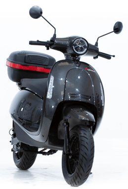 Super Simply125 - Scooter électrique 125cc - moteur 5000 W - batterie 72V 73Ah, noir