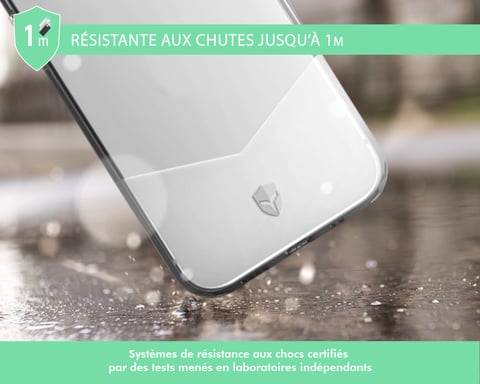Coque renforcée Huawei Y6 2019 PURE 1m Transparente + Garantie à vie Force Case
