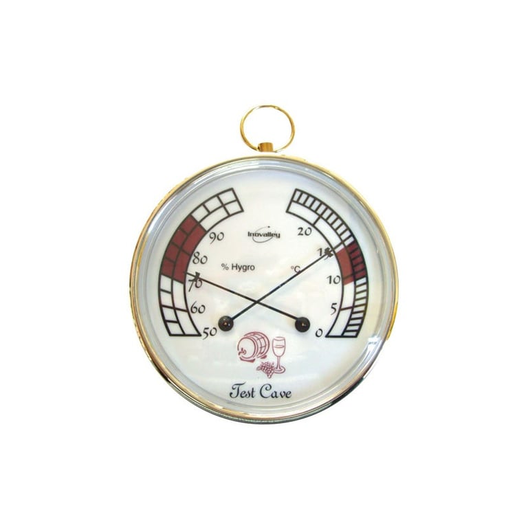 Thermomètre hygromètre de cave D: 96mm - vue 2