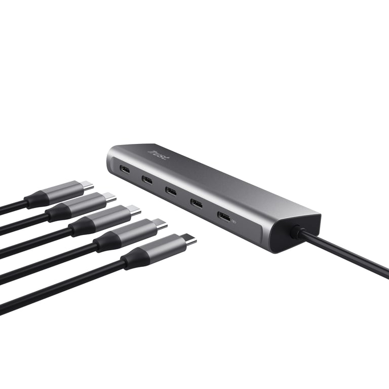 Trust Halyx USB 3.2 Gen 1 3.1 Gen 1 Type C 104 Mbit/ Aluminium Neuf - vue 2