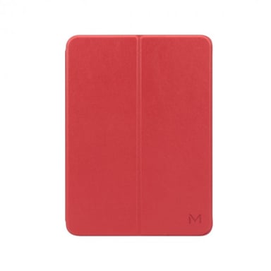 Funda protectora Folio iPad Air 5 10.9'' 2022/iPad Air 4 10.9'' 2020, Smart Cover Funda a prueba de golpes, función de pie, despertador automático, aspecto de cuero, rojo