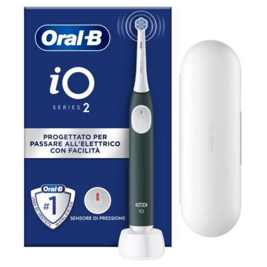 Oral-B iO2 Adulte Brosse à dents vibrante Vert, Blanc - Neuf