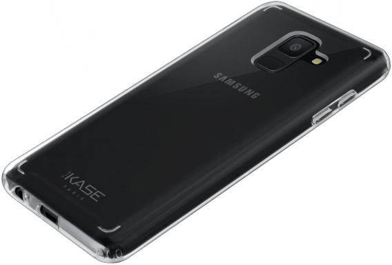 Coque hybride invisible pour Samsung Galaxy A6 (2018), Transparent