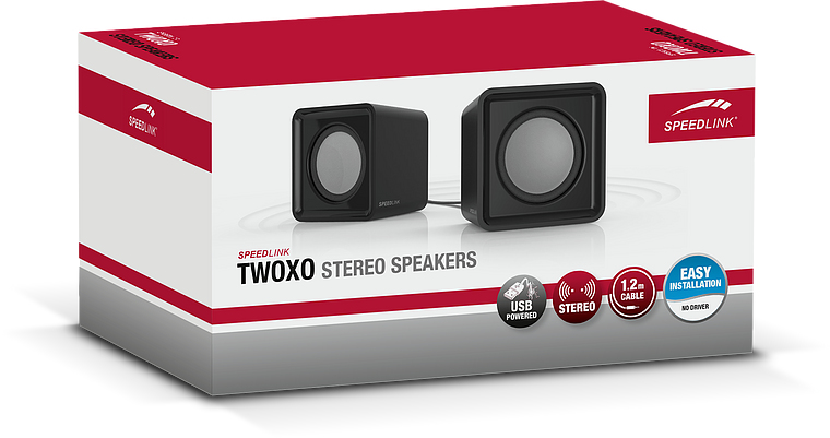 Haut-Parleur Speedlink SL-810004-BK – 2.0 Canaux, 5W RMS, Avec Fil - vue 2