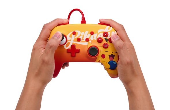 PowerA 1522784-01 mando y volante Naranja, Rojo USB Gamepad Analógico Nintendo Switch