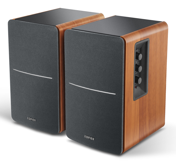 Edifier R1280Ts 2-voies Gris, Bois Avec fil 42 W - Neuf