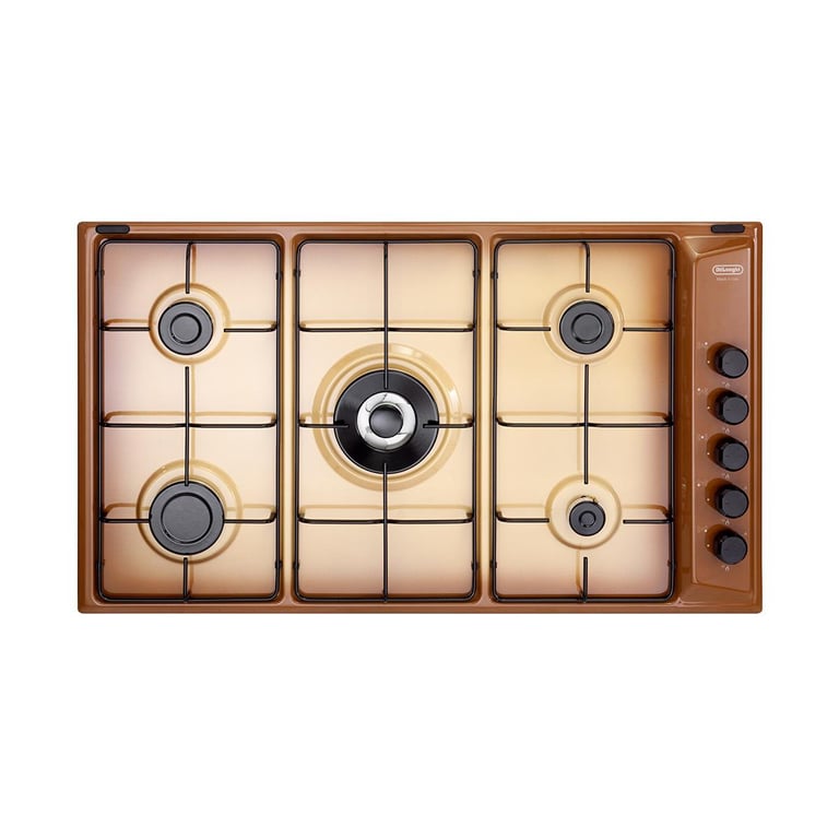 Table de cuisson De'Longhi FLT 59 DD Cuivre Encastrable 86 cm Gaz 5 Feux Neuf