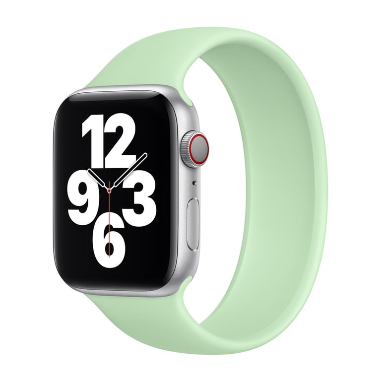 Bracelet Boucle unique en Silicone pour Apple Watch 44454649 mm Taille 9 Pistachio - vue 2