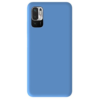 Coque silicone unie Mat Bleu compatible Xiaomi Redmi Note 10 Redmi Note 10S