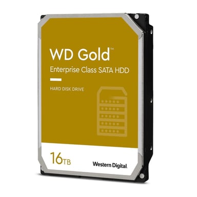 WD Gold WD161KRYZ - Hard drive - 16 TB - internal - 3.5'' - SATA 6Gb/s - 7200 rpm - buffer: 512 MB