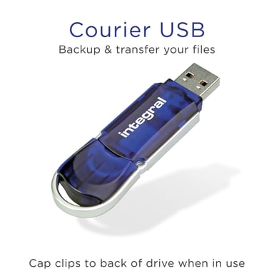 Integral INFD32GBCOU-3NRP lecteur USB flash 32 Go USB Type-A 2.0 Bleu, Argent