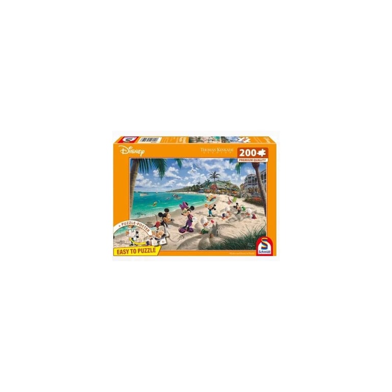 Schmidt Spiele 56559 Thomas Kinkade Disney Mickey et Minnie en Floride Puzzle 200 pièces - vue 5