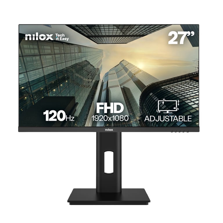 Nilox NXM27R2K1201 écran plat de PC 68,6 cm (27 ) 2560 x 1440 pixels 2K LED Noir - Neuf