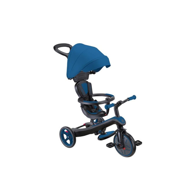Tricycle Globber Explorer V2 Trike évolutif 4 en 1 Bleu roi - Neuf