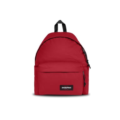 Sac à dos EASTPAK Padded Pak'r EK0006201O9 Rouge Scarlet compact avec dos et bretelles rembourrés, fermeture zippée haut et poche avant zippée Noir