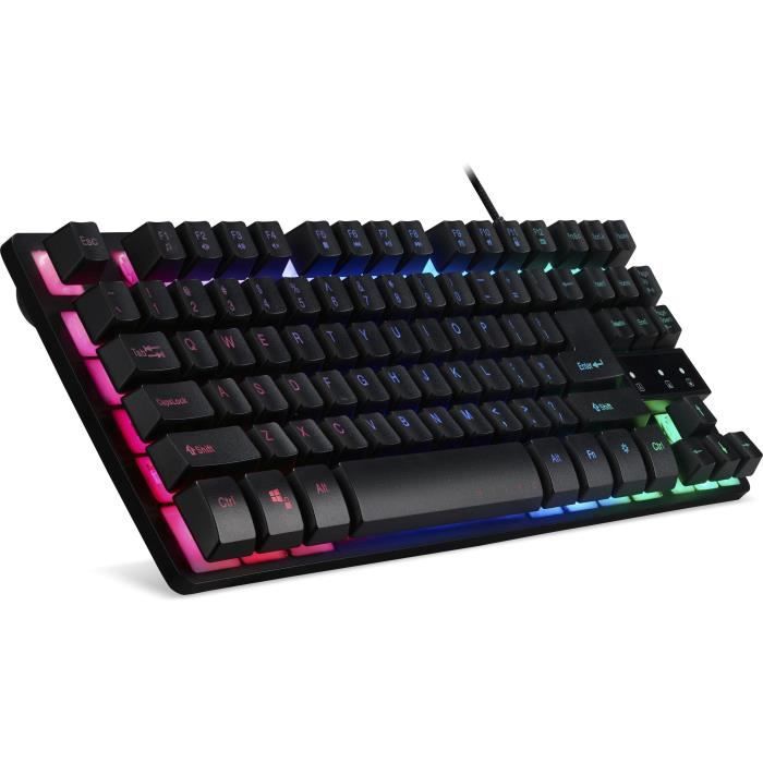 Clavier gaming ACER GP.KBD11. AZERTY Rétro éclairage RGB Membrane TKL 80% - vue 5