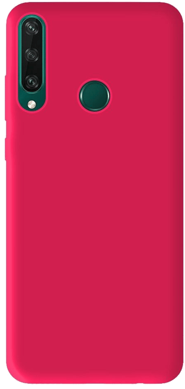 Coque pour Huawei Y6P Silicone Gel mat - Rose Mat