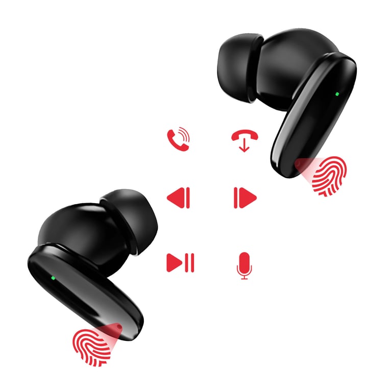 Écouteurs TWS Bluetooth 5.3 Musique et Appels Boitier 230mAh USB C Neuf - vue 5