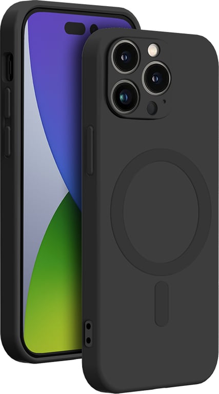 BIGBEN CONNECTED Coque  iPhone 14 Pro MagSafe silicone noir 