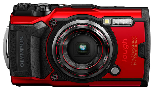 Appareil-photo compact Olympus Tough TG-6 1/2.33'' 12 MP CMOS 4000 x 3000 pixels, Rouge