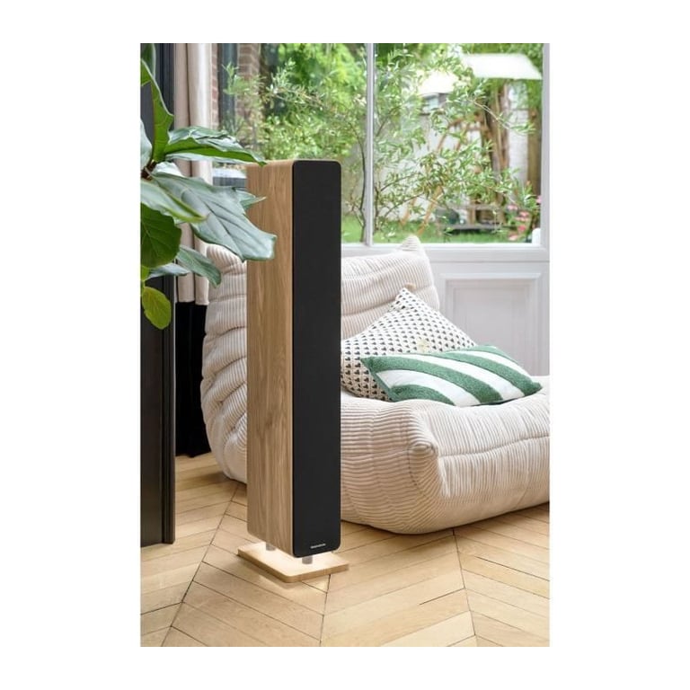 Tour de son illuminée Bluetooth Thomson DS702 - Puissance musicale 120 W - Couleur bois - Neuf