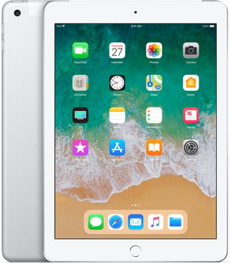 iPad 6 4G LTE 32 Go 24,6 cm (9.7'') Wi-Fi 5 (802.11ac) iOS 11 Argent